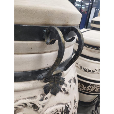 Тандыр "Степной" с откидной крышкой и подставкой