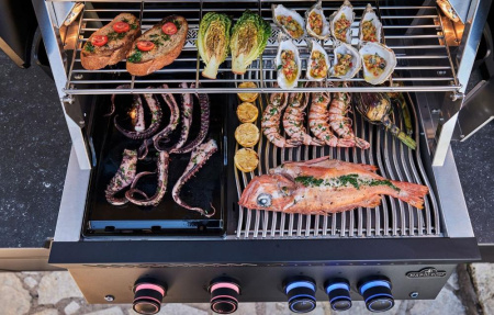 Встраиваемый газовый гриль NAPOLEON Big-32 Phantom с вертелом