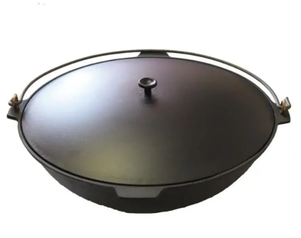 КОМПЛЕКТ: Печь "Кайзер-12Д" + Казан 10л. с дужкой (Татарстан)