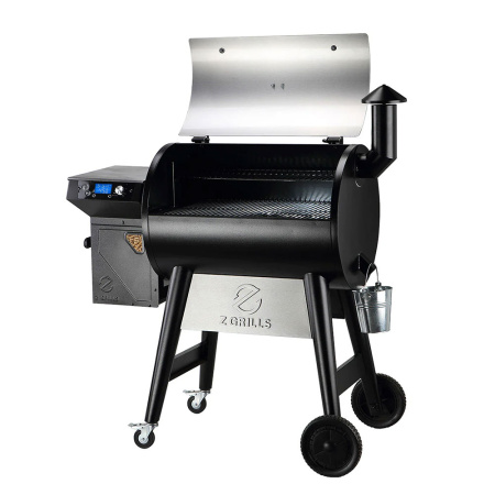 Пеллетный гриль Z GRILLS 700 WiFi, крышка из нерж. стали