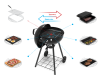 Угольный гриль BROIL KING Crown Kettle 57, решетка из нержавеющей стали, съемник