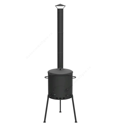 КОМПЛЕКТ: Казан 12л. (Узбекистан) + Печь "Кайзер-12Т"