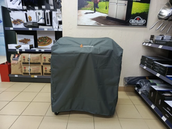 Чехол для мангала ДИОН 700 на колесах с крышкой гриль