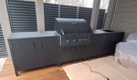 Встраиваемый газовый гриль NAPOLEON Big-32 Phantom с вертелом