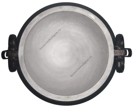 Афганский казан двухцветный с ручками, алюминиевый, 10л.