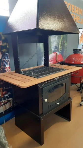 Дровяной пристенный гриль SUOMI GRILL (без труб)