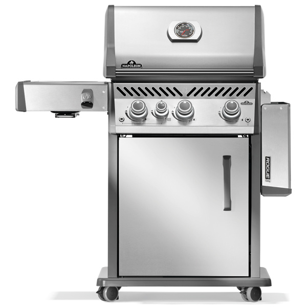 Газовый гриль NAPOLEON Rogue 425 PRO c ИК конфоркой (нерж. сталь)