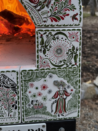 Дровяная русская печь (Жарушка) "Бажовская"