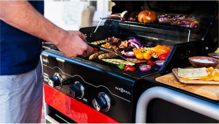 Газовый + Угольный гриль CHAR-BROIL Gas2Coal Hybrid 3B с комфоркой