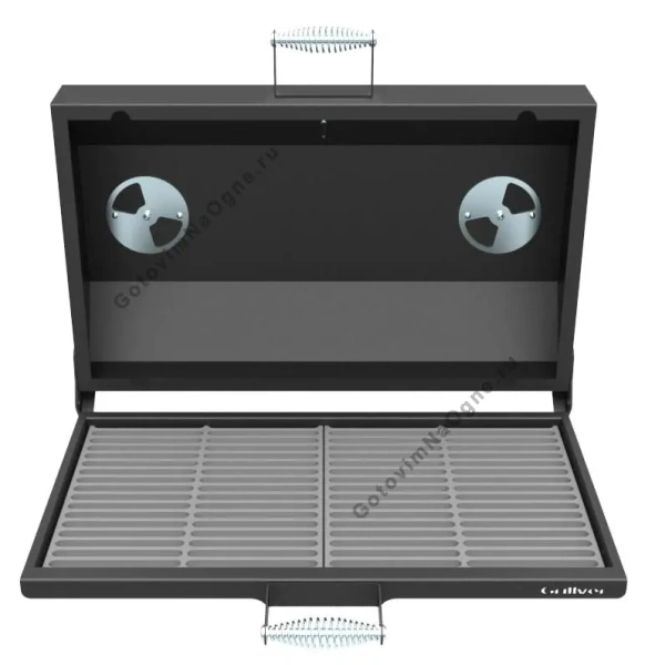 Крышка-Гриль с чугунной решёткой для мангала "ИСКАНДЕР 400"