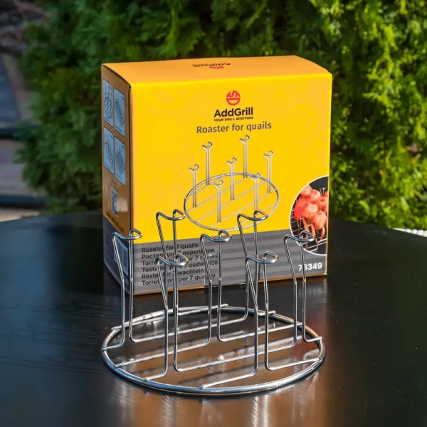 Подставка для 7 перепелок, из нерж. стали