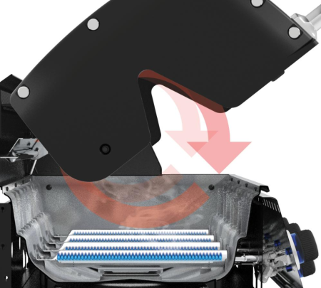 Газовый гриль BROIL KING Baron 490 IRX Shadow с возможностью установки пеллетного модуля (Pellet Ready)﻿