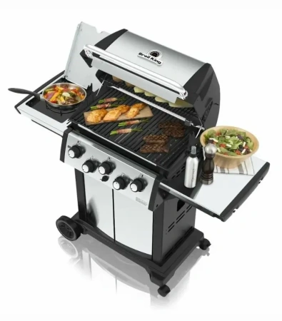 Газовый гриль BROIL KING Signet S 390 с вертелом и конфоркой 