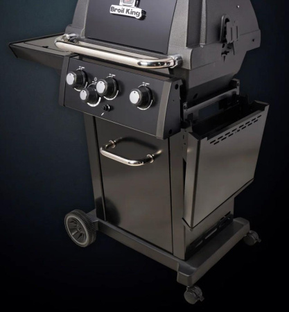Газовый гриль BROIL KING Royal Shadow 340 с конфоркой                          