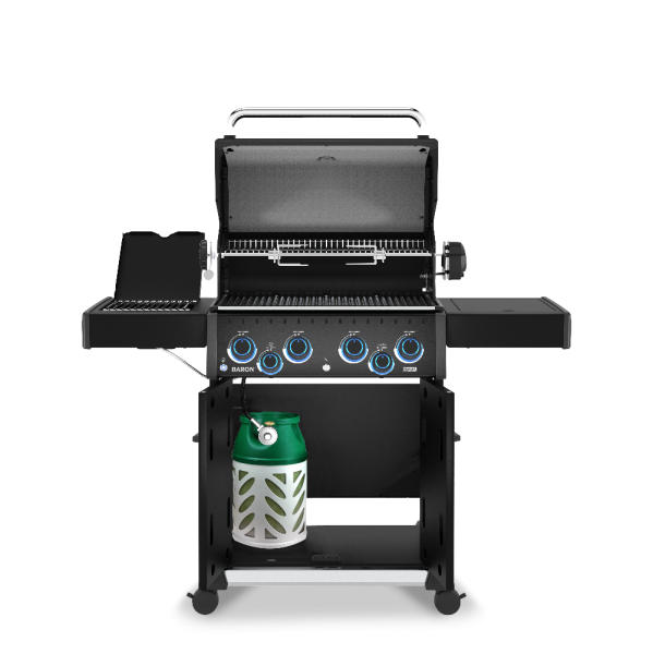 Газовый гриль BROIL KING Baron 490 IRX Shadow с возможностью установки пеллетного модуля (Pellet Ready)﻿