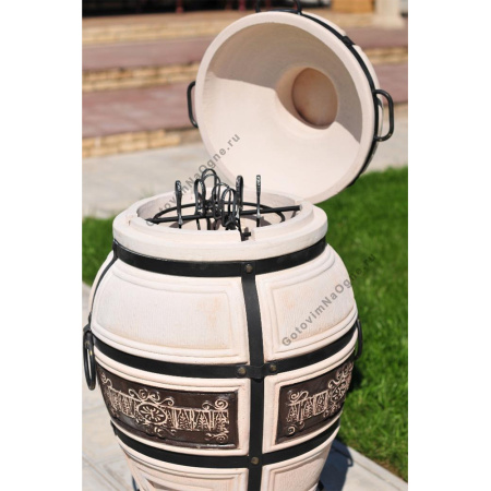 Тандыр "Гектор" с откидной крышкой + подставка
