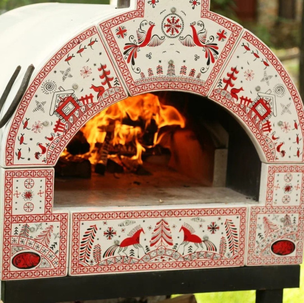 Дровяная русская печь (Жарушка) "Мезенская"