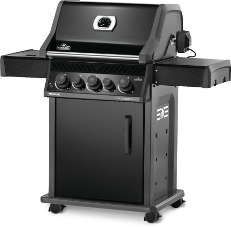 Газовый гриль NAPOLEON Rogue-425 RSB с вертелом и конфоркой