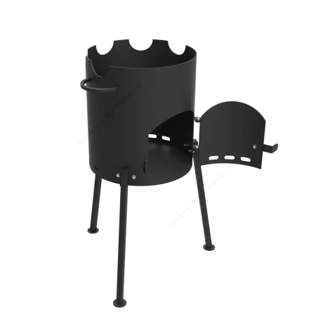 КОМПЛЕКТ: Казан 8л. (Узбекистан) + Печь "Кайзер-8Д"