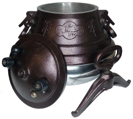 Афганский казан двухцветный с ручками, алюминиевый, 20л.