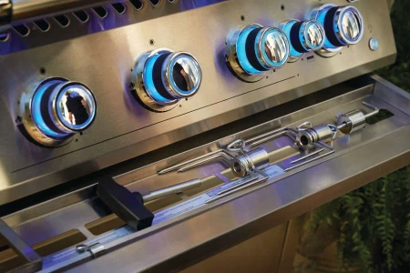 Встраиваемый газовый гриль NAPOLEON Big-32 с вертелом