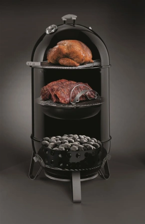 Коптильня WEBER Smokey Mountain Cooker 47см., черный