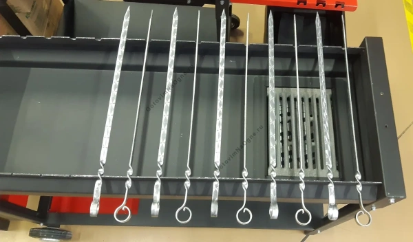 Шампур "Кольцо", раб. длина 400мм., нерж. сталь