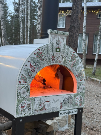Дровяная русская печь (Жарушка) "Бажовская"
