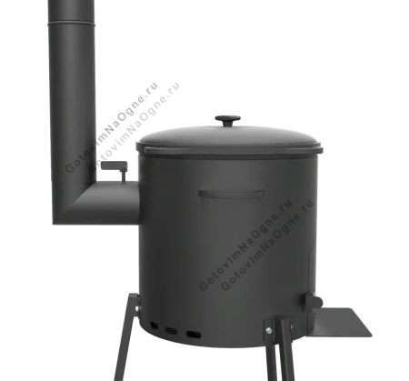 КОМПЛЕКТ: Казан 12л. (Узбекистан) + Печь "Кайзер-12Т"