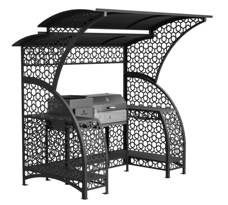 Барбекю комплекс АВИОР М-2 Ар-деко с печь-мангалом Октант-12