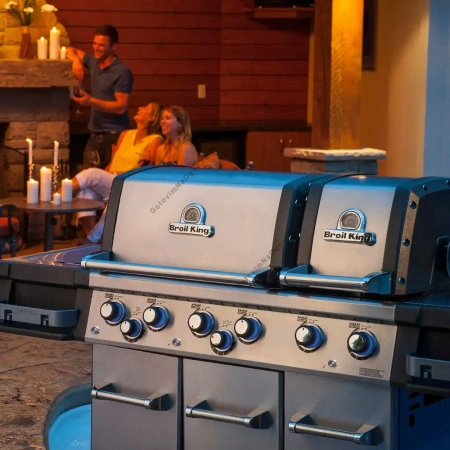 Газовый гриль BROlL KING Imperial S 690 IR с вертелом и ИК конфоркой