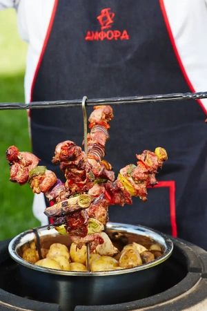 Чугунная сковородка-ёлочка, Средняя, диаметр 25см.