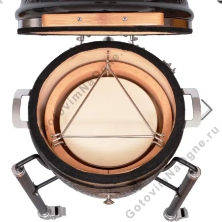 Керамический гриль MONOLITH Junior PRO 2.0 Black