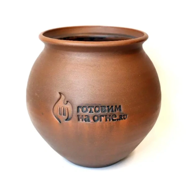 Чугунок керамический 3л. "Готовим на огне"