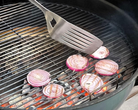 Лопатка для гриля из нержавеющей стали, 45см
