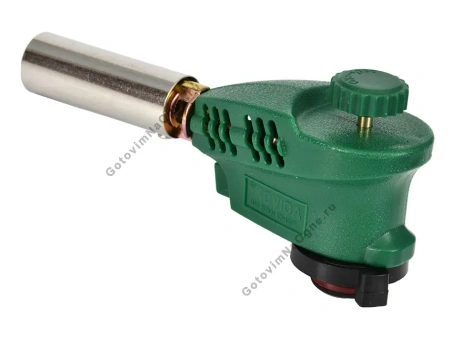 Газовая горелка для поджига угля, с пьезоподжигом (без баллона)