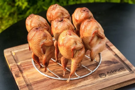 Подставка для 7 перепелок, из нерж. стали