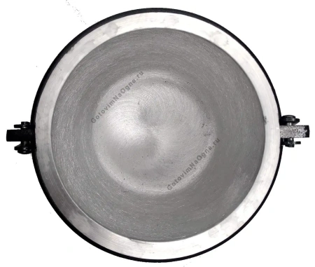 Афганский казан черный, алюминиевый, 8л.