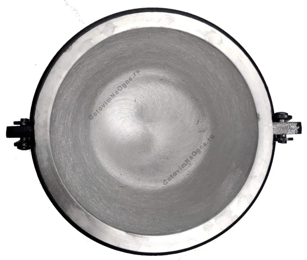 Афганский казан черный, алюминиевый, 8л.