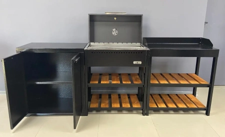 Стол Master Expert стальной для гриль-зоны