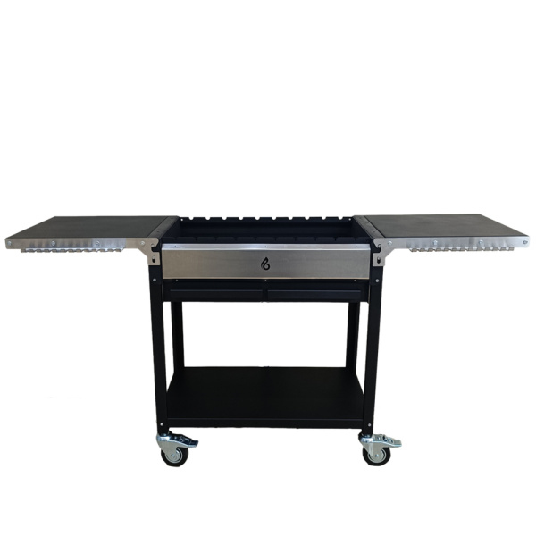 Мангал ДИОН 700 на колесах, мангальная чаша 3мм съемная