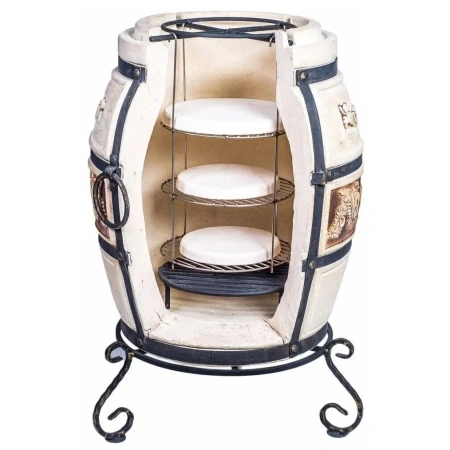 Керамический камень для выпечки в тандыре 21см.