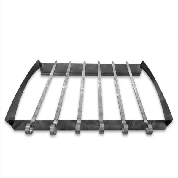 Шашлычный набор "Готовим на огне" для грилей, 6 шампуров, нерж. сталь 