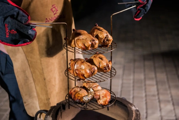 Этажерка с бортиками 3-х ярусная, Средняя