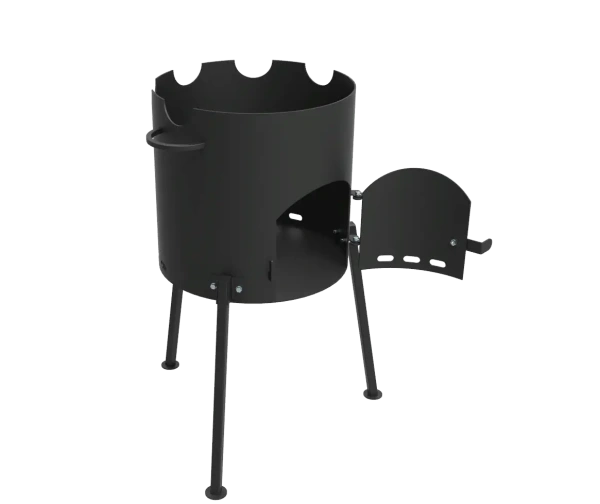 КОМПЛЕКТ: Печь "Кайзер-12Д" + Казан 12л. (Татарстан)