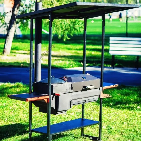 Комплект: Мангал "ИСКАНДЕР 360 Инклайн Эйр NEW" с крышкой-гриль