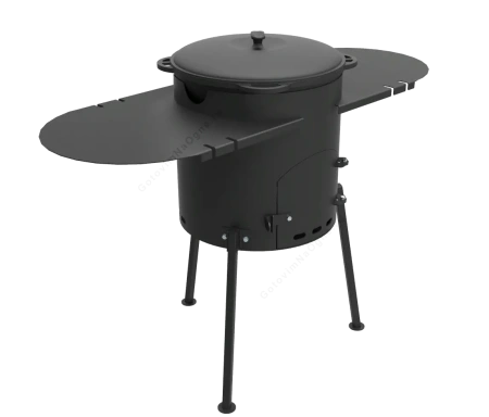 печь с двумя пристольями (опция)