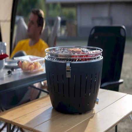 Угольный гриль LOTUS Grill Classic, решетка 32см, серый