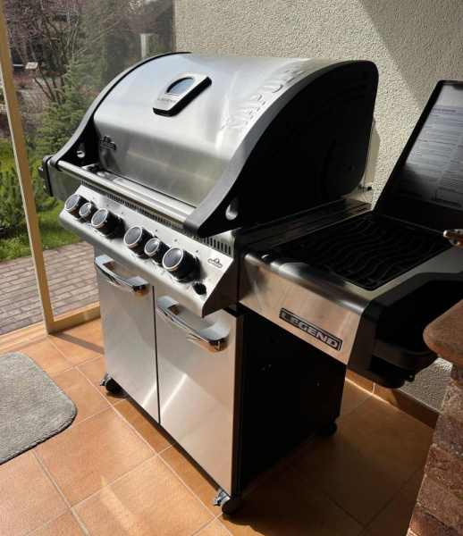 Газовый гриль NAPOLEON Legend-485 RSIB с ИК конфоркой (нерж. сталь)