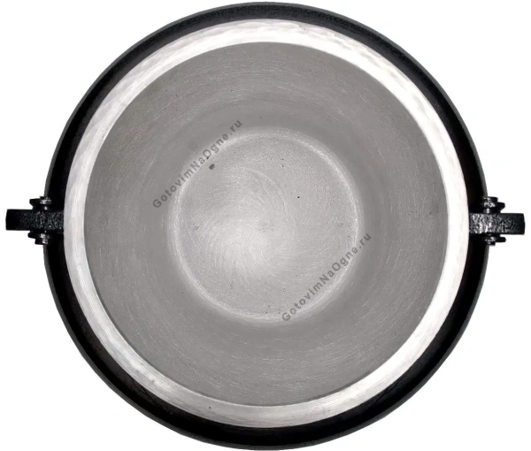 Афганский казан черный, алюминиевый, 20л.